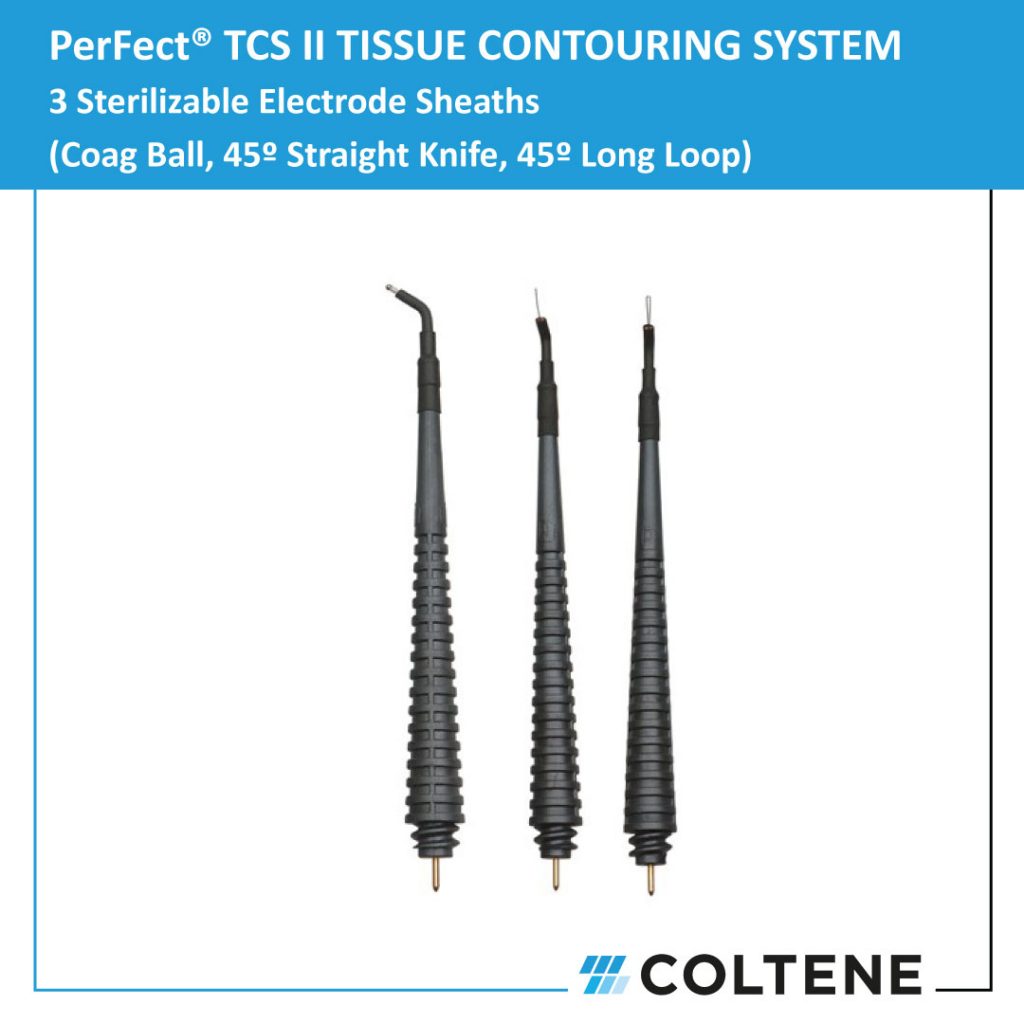 3 Sterilizable Electrode Sheaths (Coag Ball, 45º Straight Knife, 45º ...