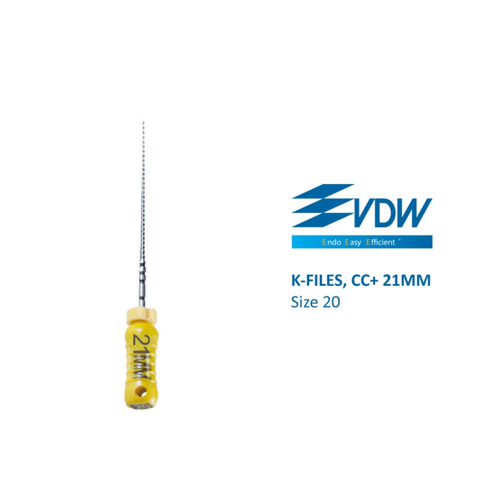 21 File K-FILES, CC+ 21MM Size 20 - SA Dental