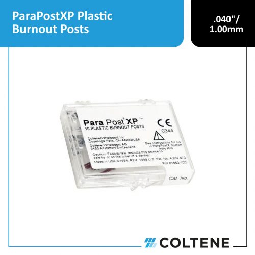 10 ParaPostXP Plastic Burnout Posts (.040" / 1.00mm) Yellow Size 4