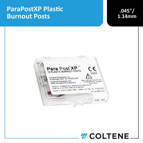 10 ParaPostXP Plastic Burnout Posts (.045" / 1.14mm) Blue Size 4.5
