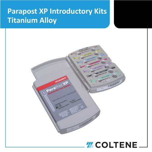 Coltene Whaledent P880 Parapost XH Titanium Dental Posts – One Visit Introductory Kit