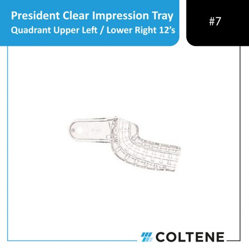 PRESIDENT imp.tray upr left/lwr right quadrant 12's #7