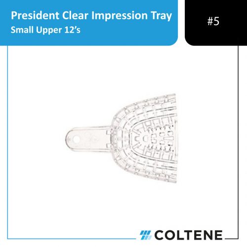 PRESIDENT imp.tray upper full arch small 12's #5