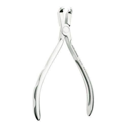 Bracket removing plier angled