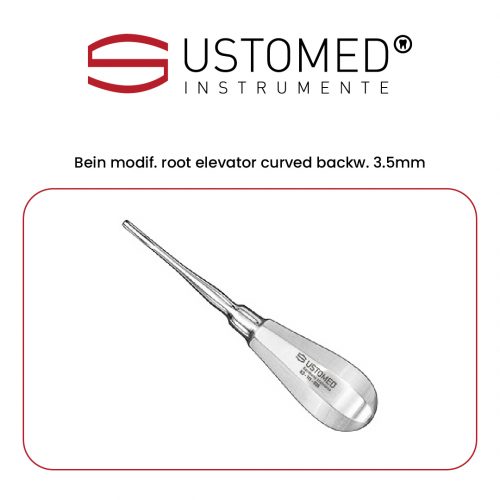 Bein modif. root elevator curved backw. 3.5mm