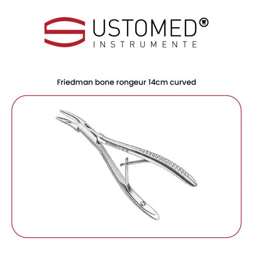 Friedman bone rongeur 14cm curved
