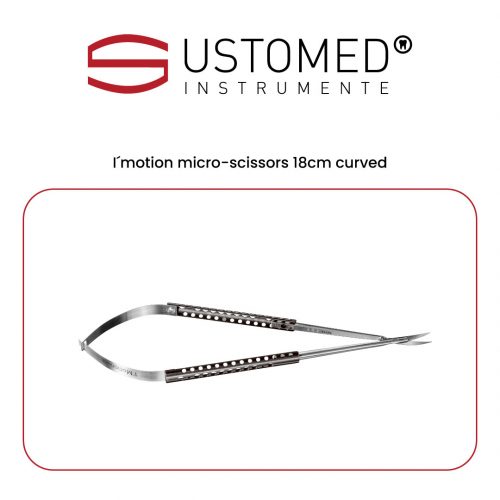 I?motion micro-scissors 18cm curved