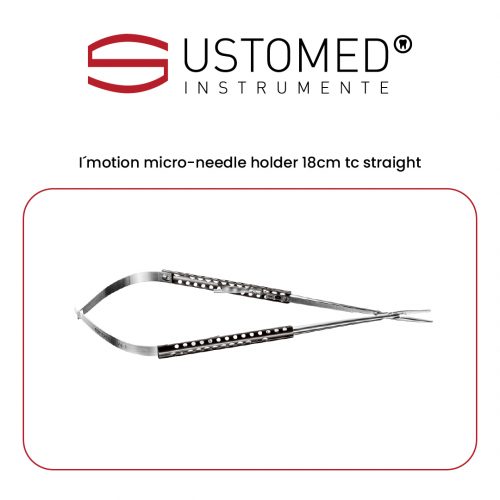 I?motion micro-needle holder 18cm tc straight
