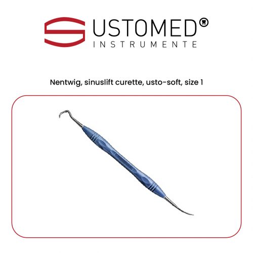 Nentwig, sinuslift curette, usto-soft, size 1