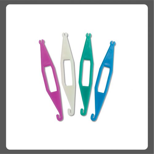 Elastic directors multicolored, pk of 100