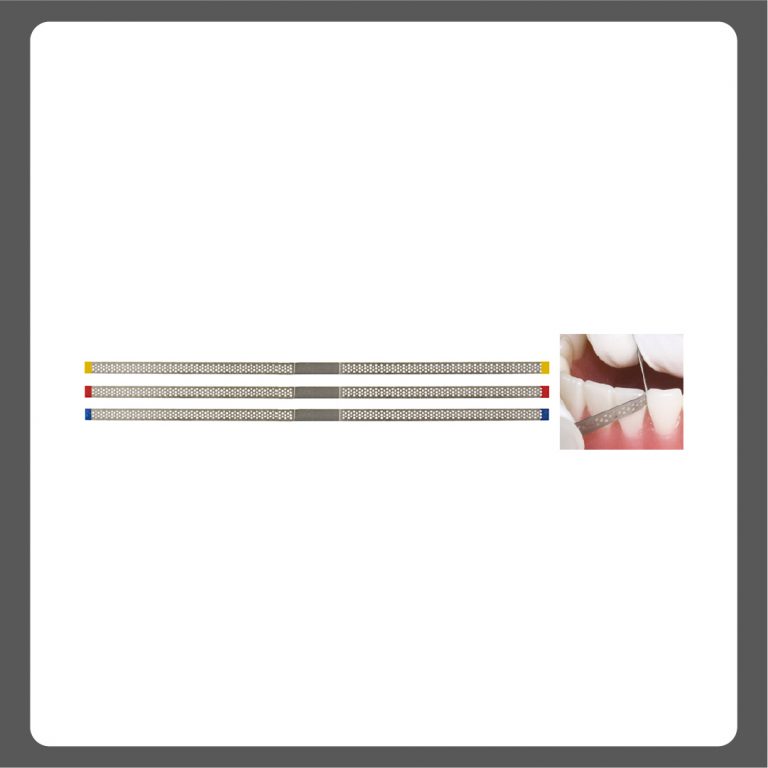 Perforated strips 3.75mm wide 45 micron 10'swide medium SA Dental