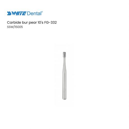 Carbide bur pear 10's FG-332