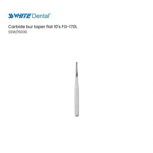 Carbide bur taper flat 10's FG-170L