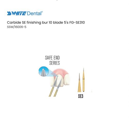 Carbide SE finishing bur 10 blade 5's FG-SE310