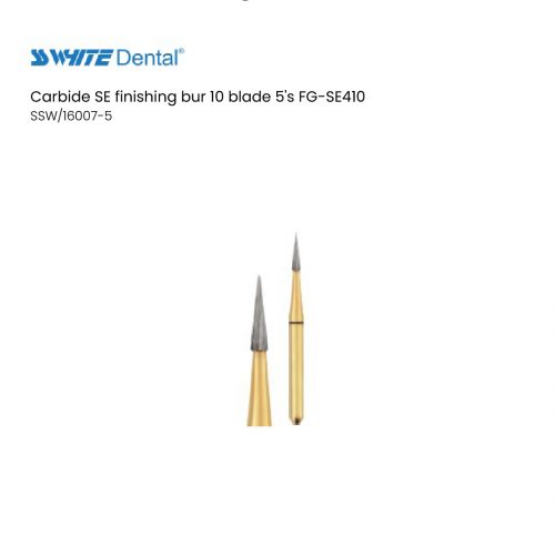 Carbide SE finishing bur 10 blade 5's FG-SE410