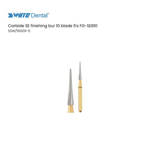 Carbide SE finishing bur 10 blade 5's FG-SE810