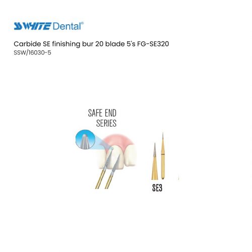 Carbide SE finishing bur 20 blade 5's FG-SE320