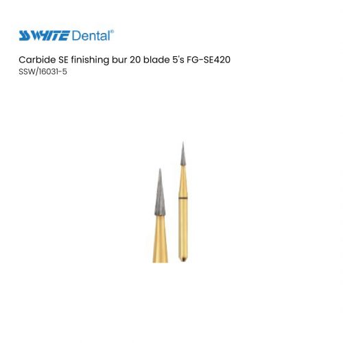 Carbide SE finishing bur 20 blade 5's FG-SE420