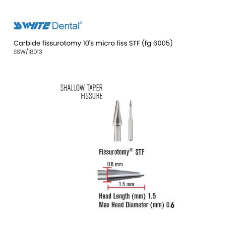 Carbide fissurotomy 10's micro fiss STF (fg 6005)