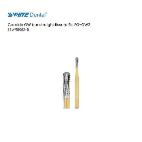 Carbide GW bur straight fissure 5's FG-GW2