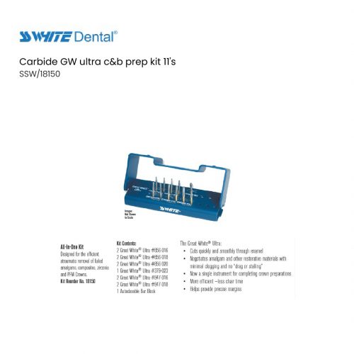 Carbide GW ultra c&b prep kit 11's