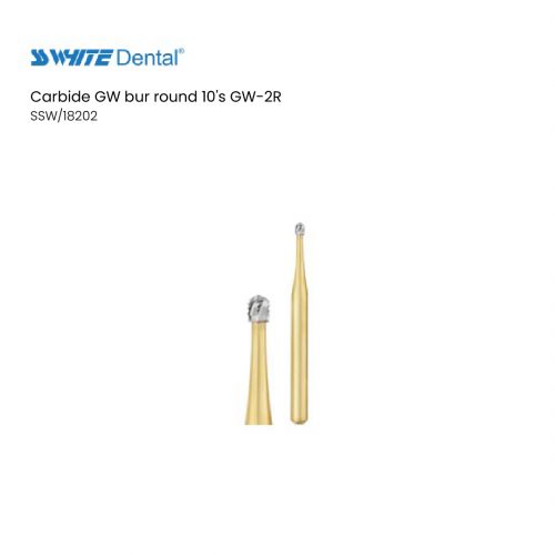 Carbide GW bur round 10's GW-2R