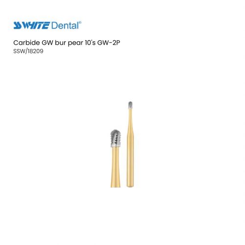 Carbide GW bur pear 10's GW-2P