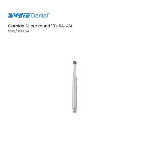 Carbide SL bur round 10's RA-4SL